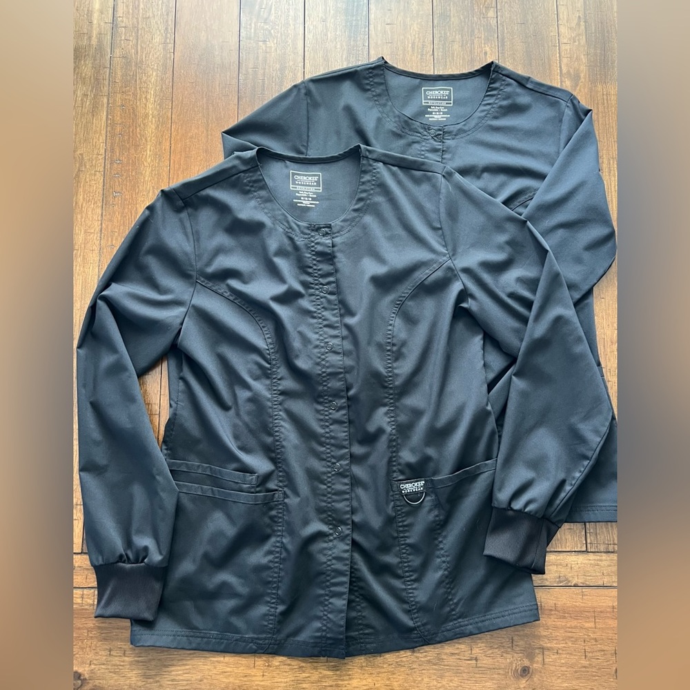 2 Bundle Cherokee women’s scrub jackets
